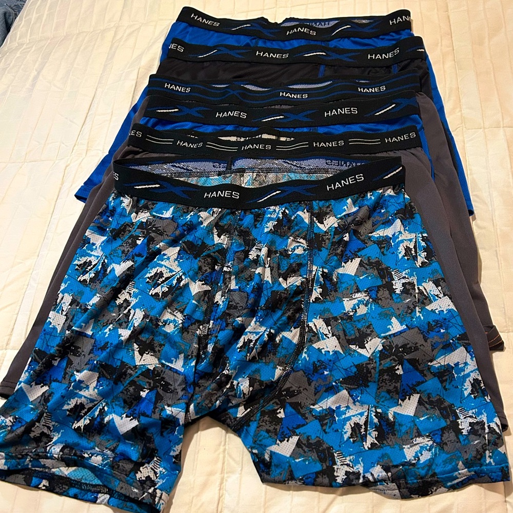 Men’s 1 set of 6 boxers X-temp Comfort size XL